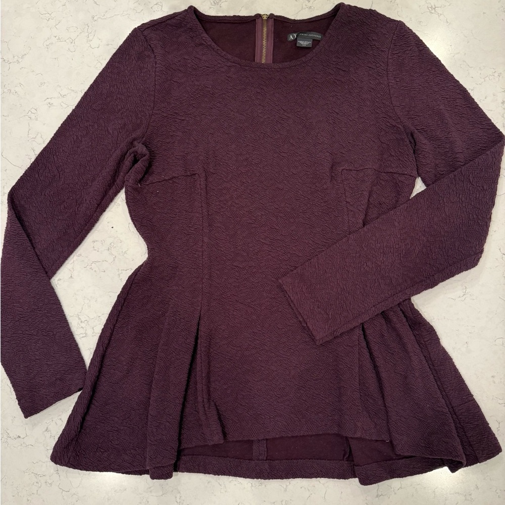 Armani Exchange Peplum top